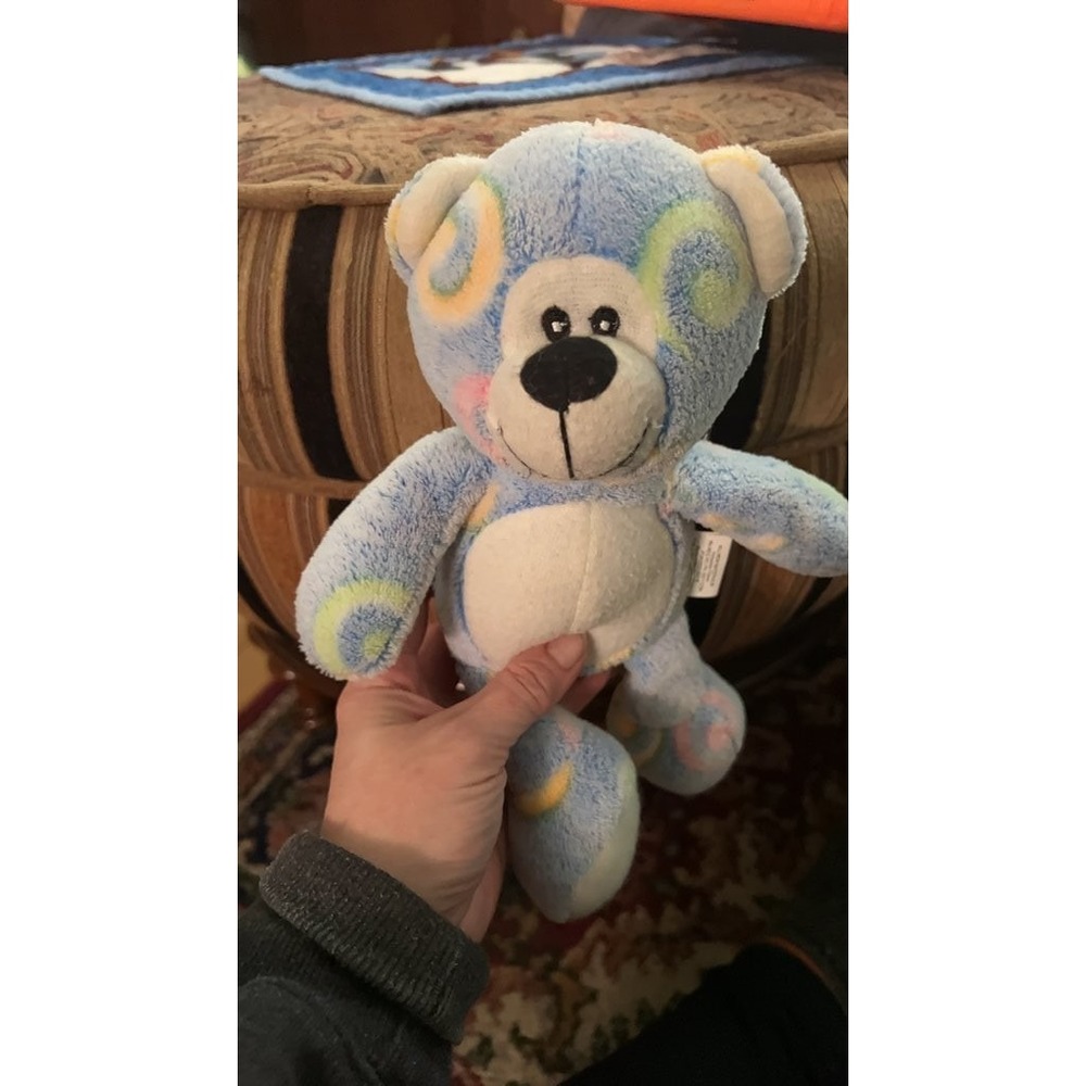 Rinco Plush Toy Bear with Swirl Pattern‎